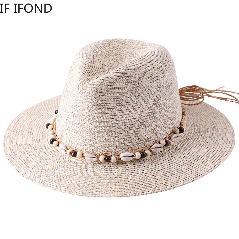 Bucket Hat Straw - 54-58-60CM Nữ Mùa Hè Hút Mũi