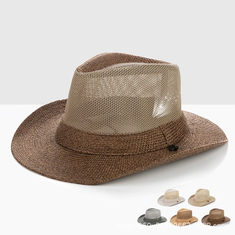 Bucket Hat Straw - Men's Straw Hat: Spring/Summer Outdoor Construction