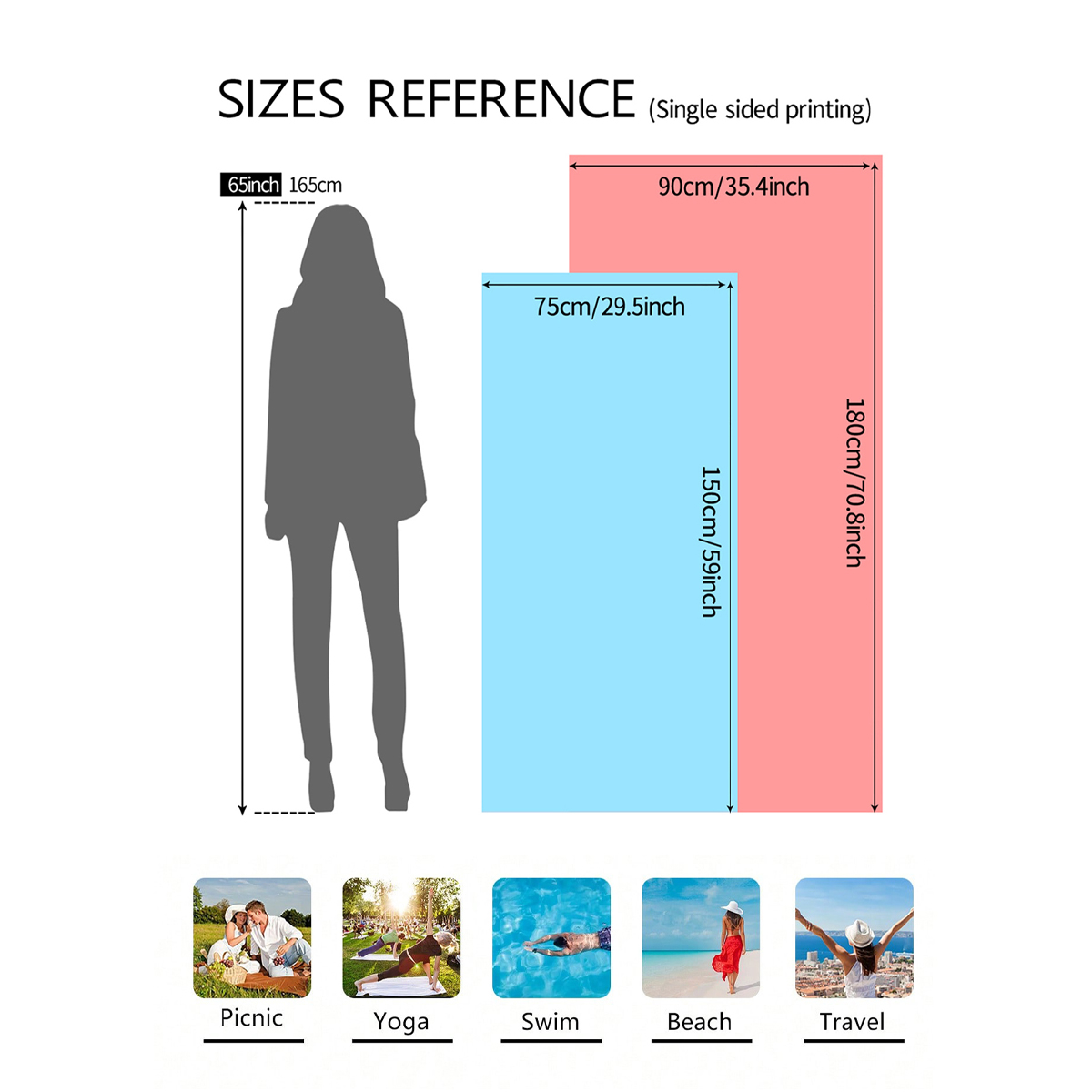 1pc Bohemian Large Beach Towel - đánh giá và giá Beach Towel Large