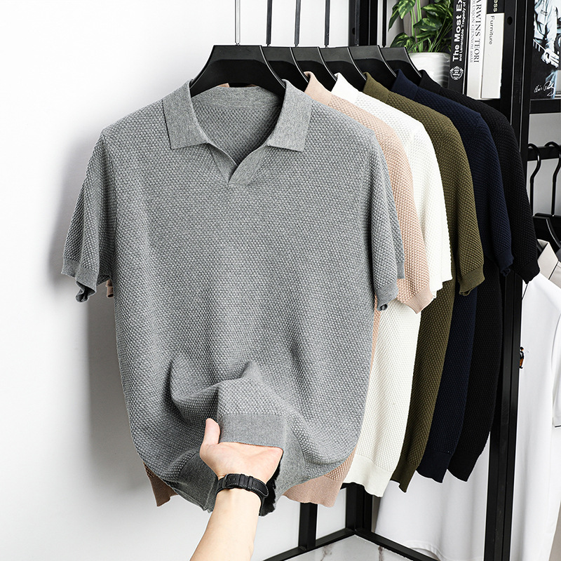100% Cotton Short-sleeved POLO - đánh giá và giá Polo Shirt Pique