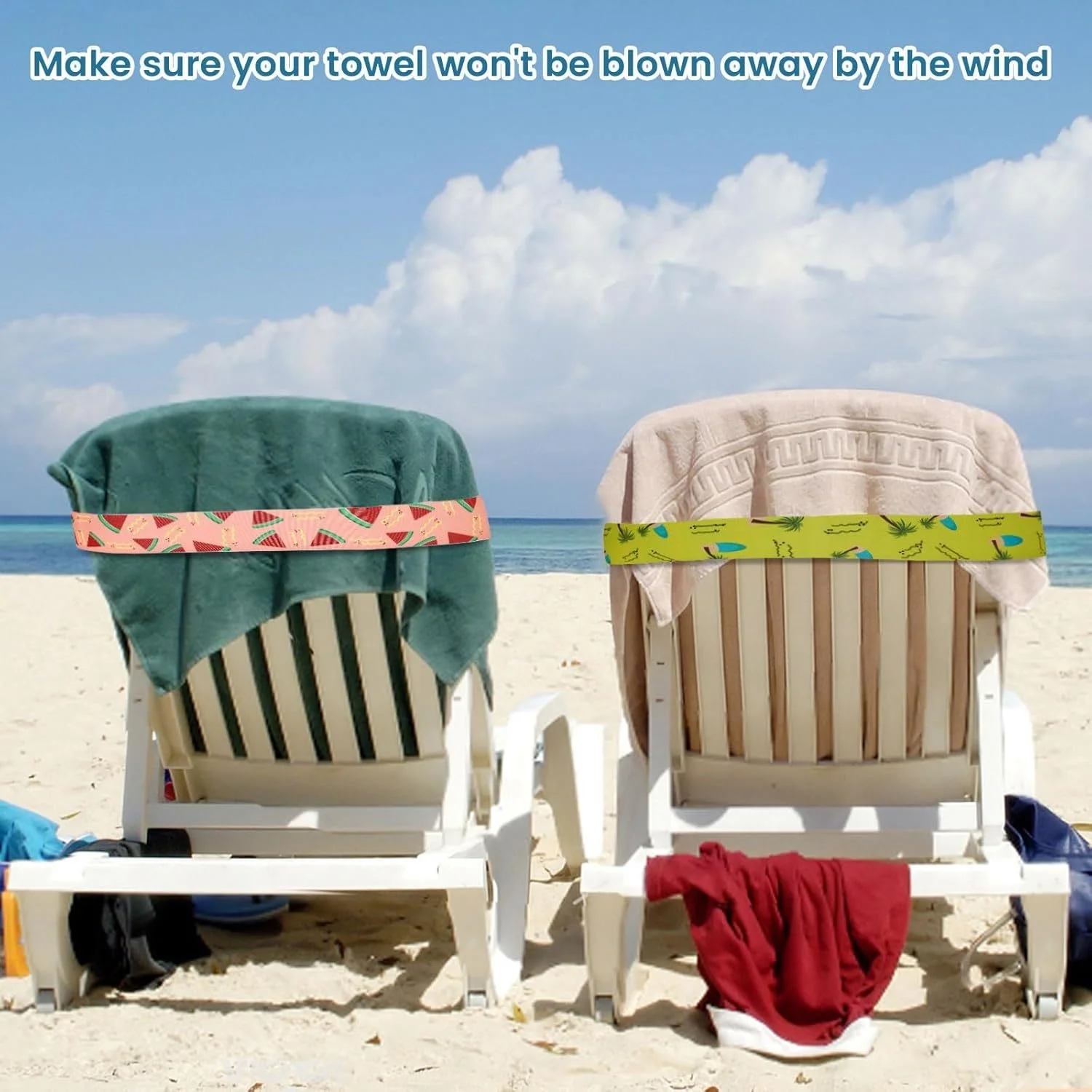 5Pcs  Large Towel Bands for Be - đánh giá và giá Beach Towel Large