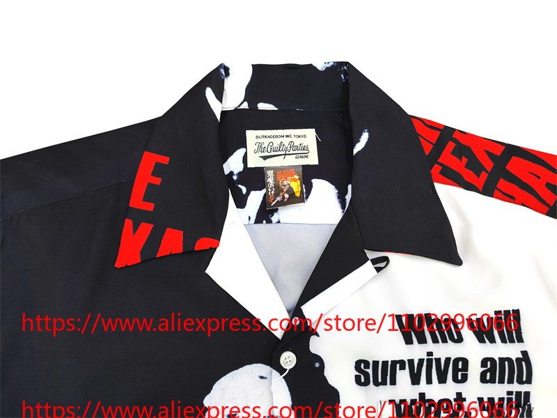2026SS WACKO MARIA Black White - đánh giá và giá Shirt Camp Collar