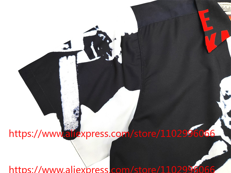 2026SS WACKO MARIA Black White - đánh giá và giá Shirt Camp Collar