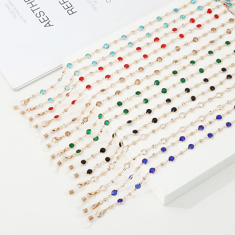 Nhiều Màu Sắc Đính Hạt Pha Lê  - đánh giá và giá Sunglass Retainer Cord