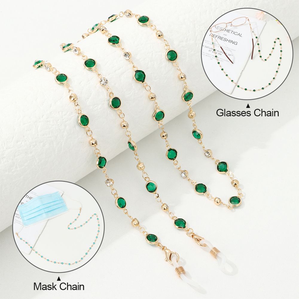 Nhiều Màu Sắc Đính Hạt Pha Lê  - đánh giá và giá Sunglass Retainer Cord