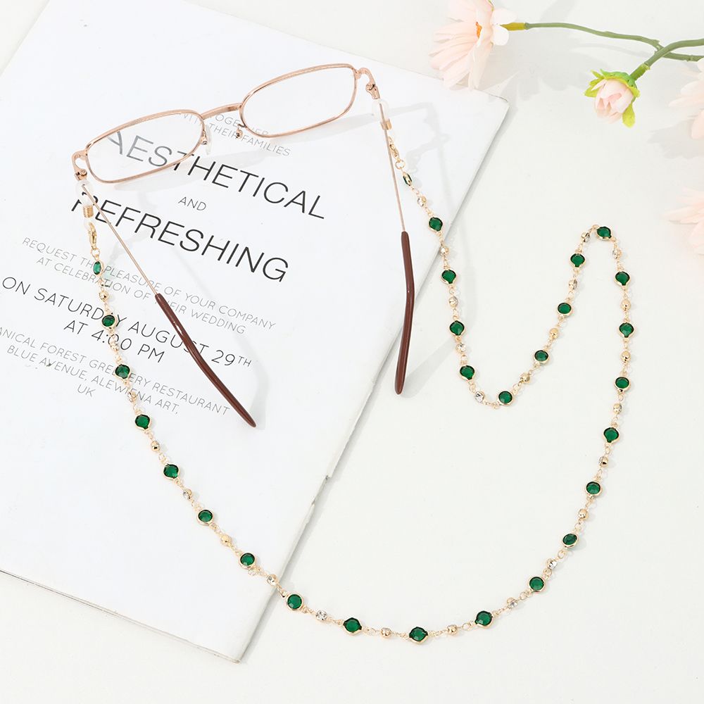 Nhiều Màu Sắc Đính Hạt Pha Lê  - đánh giá và giá Sunglass Retainer Cord